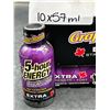 Image 2 : Lor of 5-hour Energy Extra Strength Grape Raisin And Watermelon Bottles, 14 x 57ml
