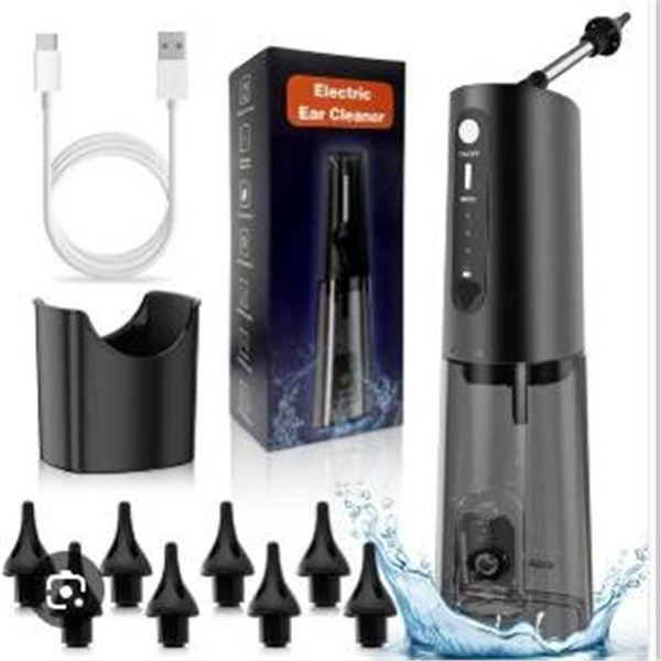 Electric Ear Cleaner with IPX7 Waterproof and Type-C Charging