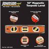 Image 1 : Johnson Level & Tool 1435-1000 Magnetic Torpedo Level, 10″, 1 Level
