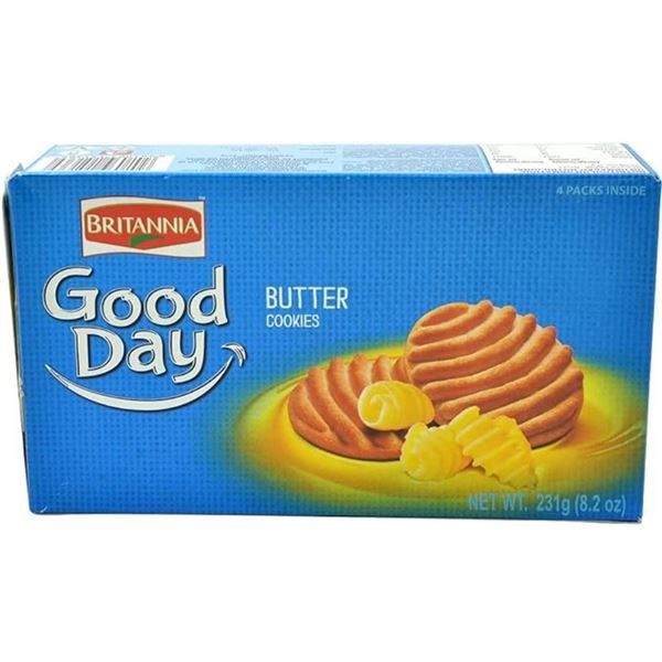 Britannia Good Day Butter Cookies 231g Pack, Set of 3
