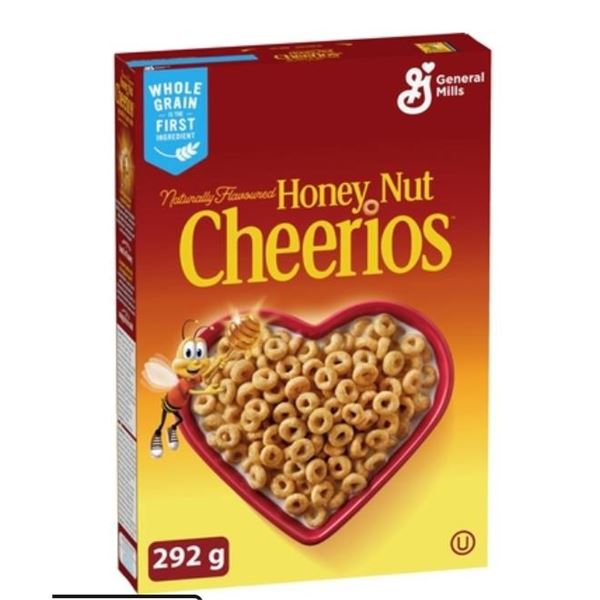 Lot of 3 General Mills Honey Nut Cheerios 292g Cereal Packs