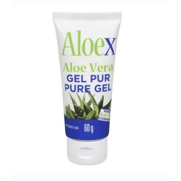 Lot of 3 AloeX Aloe Vera Gel Pure Gel 60g Tubes