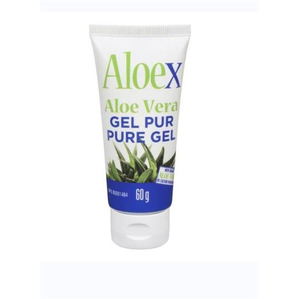 Lot of 3 AloeX Aloe Vera Gel Pure Gel 60g Tubes