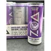 Image 3 : ZOA Zero Sugar Energy Drinks, Frosted Grape – 355ml (Pack of 12)