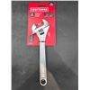 Image 1 : Craftsman 10-Inch Adjustable Wrench with Lifetime Guarantee