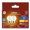 Image 1 : GE Relax LED Light Bulbs 40W 4.5W Dimmable, 2X2 Pack