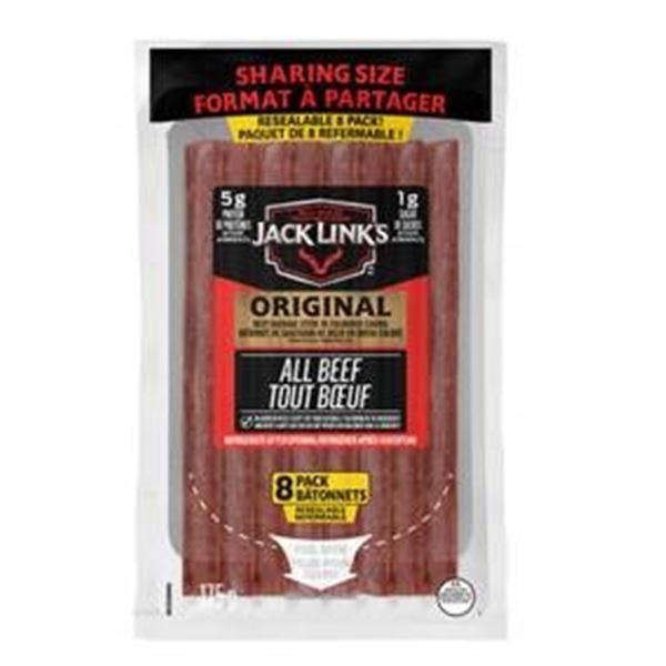 Jack Link’s All Beef Sticks, Shaking Size, 4 Packs