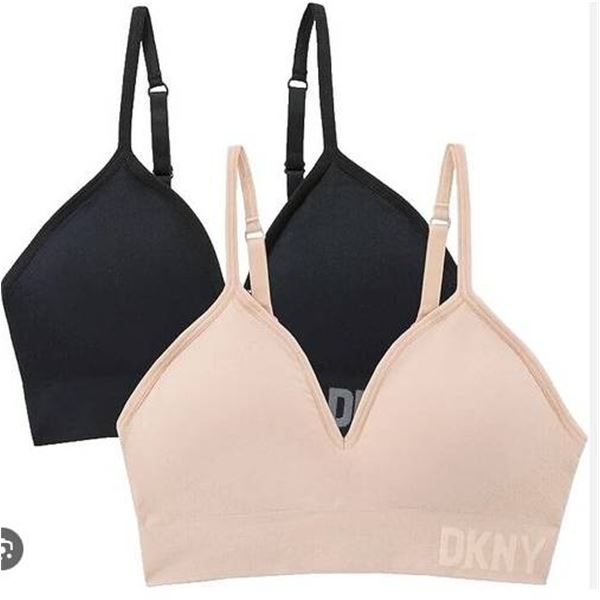 DKNY 2-Pack Seamless Bra Medium Size M/M Convertible Straps