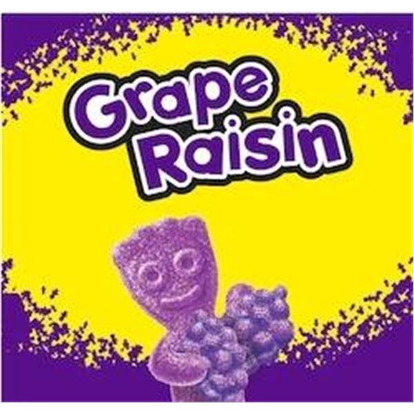 Sour Patch Kids Grape Raisin 154g Candy Bag (Case of 12)