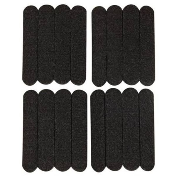 Madico Felt Pads 93508 Eco-Friendly Adhesive 1/2″ x 6″, 10x16pc packets