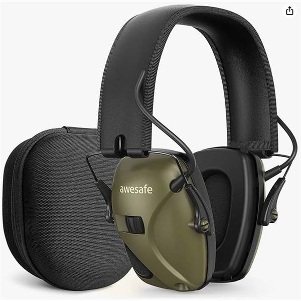 Eawsafe Folding Sports Electronic Shooting Earmuffs