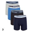 Image 1 : Calvin Klein 4-Pack Boxer Briefs, Cotton Stretch, Size L/G