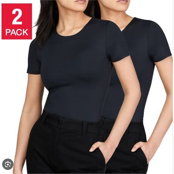 Frank And Oak Ladies’ Smoothing Contour T-Shirt XL/TG (2 Pack)