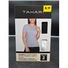 Image 2 : Tahari Ribbed Cotton Short Sleeve T-Shirt 2-Pack, Size Small/Medium