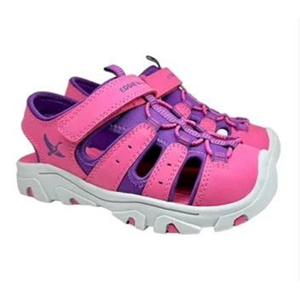 Eddie Bauer Kids’ Footwear Sandals, Pink/Purple, Size 2