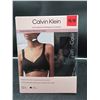 Image 2 : Calvin Klein 2 Pack Cotton Modal Bralette in Size M/M