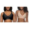Image 1 : Buffalo David Bitton Seam-Free Wireless Bra, Large, 2-Pack