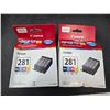 Image 2 : LOT OF 2 PACKS – Canon PIXMA 281 Ink Cartridges Value Pack (Black, Cyan, Magenta, Yellow)