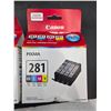 Image 3 : LOT OF 2 PACKS – Canon PIXMA 281 Ink Cartridges Value Pack (Black, Cyan, Magenta, Yellow)