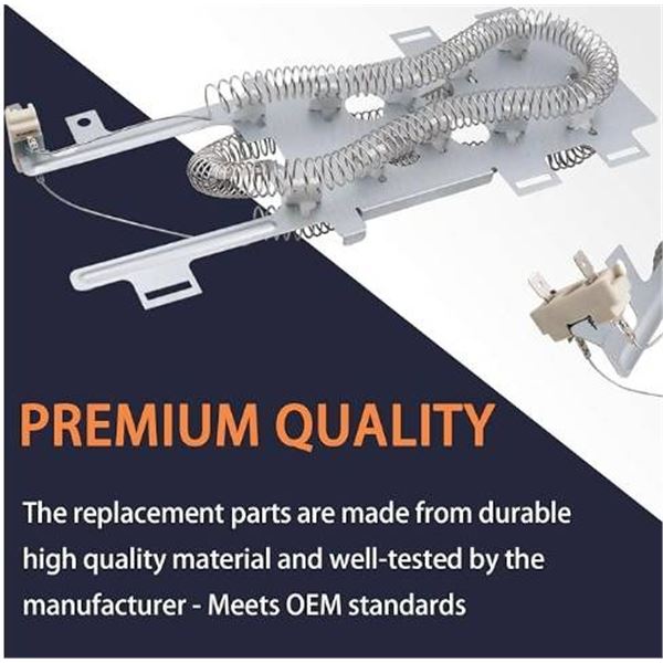 Whirlpool 8544771 Dryer Heating Element Replacement Part