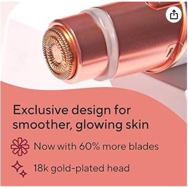 Finishing Touch Flawless Facial Hair Remover with Gold-Plated Floating Head