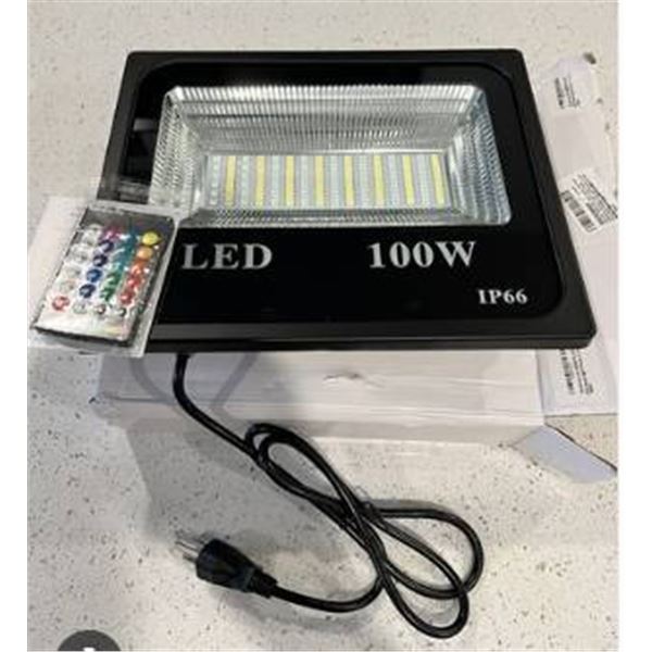 100W LED Flood Light With IP66 Rating and Remote Control