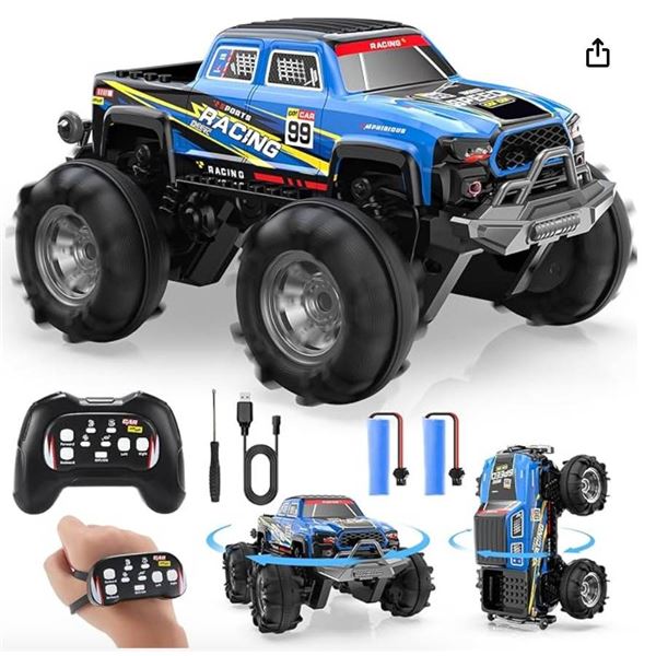 Amphibious RC Lighting Car with 2.4GHz Remote Control