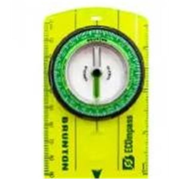 Brunton 8010 Baseplate Compass with Green Highlights (2 Items)