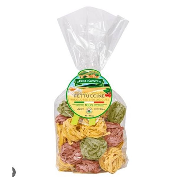 La Pasta Di Camerino Tricolour Organic Fettuccine, 1.1 Kg