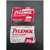 Image 1 : Tylenol Extra Strength and Regular Strength Caplets, 24-Count Each