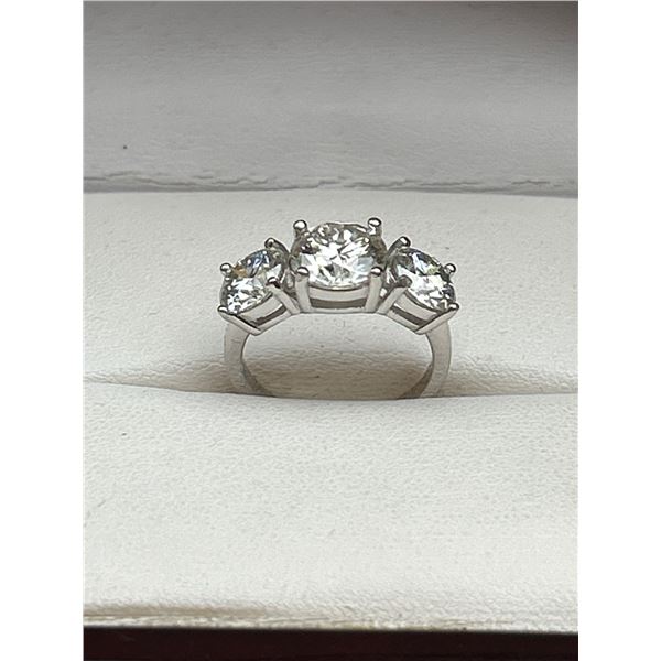 $2390 APPRAISED 4.0 CARAT MOISSANITE ANNIVERSARY RING