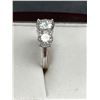 Image 5 : $2390 APPRAISED 4.0 CARAT MOISSANITE ANNIVERSARY RING