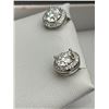Image 1 : $1580 APPRAISED MOISSANITE STUF EARRINGS SET