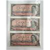 Image 2 : Three Bank of Canada Two Dollar Notes, 1954 Series