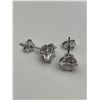 Image 2 : $1425 APPRAISED 2.0 CARAT FILAGREE SOLITAIRE STUD EARRINGS SET
