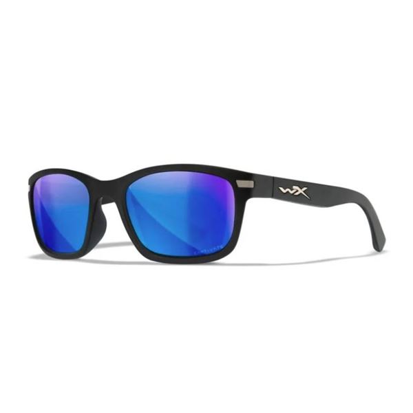 Wiley X WX Helix Sunglasses with Polarized Blue Mirror Lenses
