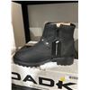 Image 4 : OADK Ladies Buffalo Harness Boots, Size 7, Black, Made in Canada