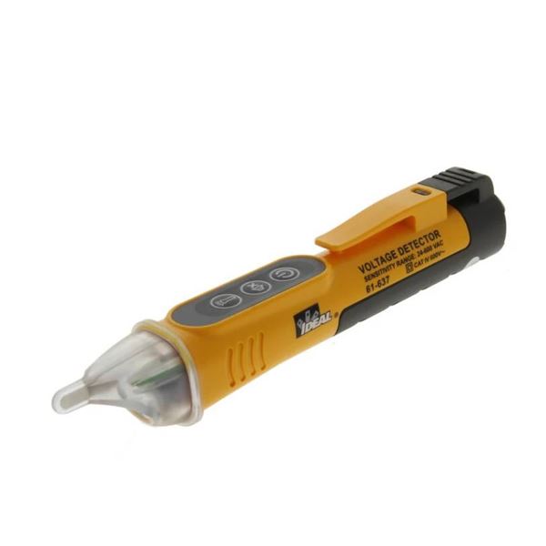 IDEAL Non-Contact Voltage Tester Single Range 24 to 600VAC, Model 61-637