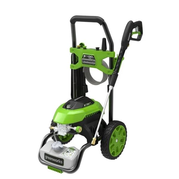 Greenworks GPW2100 Electric Pressure Washer 2100 PSI, 1.2 GPM