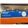 Image 2 : VALU+ 4-Light Track Fixture with Alabaster Glass Shades – 26.5-in L x 5.7-in H x 7.1 D [x=#