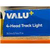 Image 3 : VALU+ 4-Light Track Fixture with Alabaster Glass Shades – 26.5-in L x 5.7-in H x 7.1 D [x=#