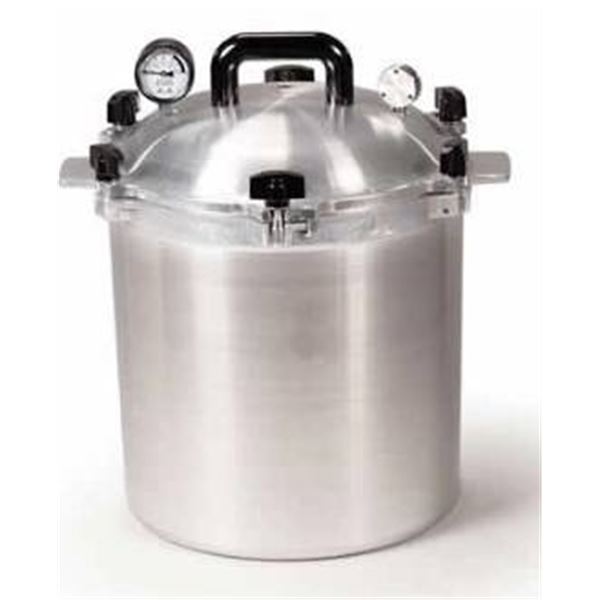 All American Model 925 Cast Aluminum Pressure Canner and Cooker, 25-Quart