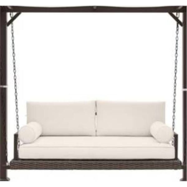 Steel Wicker Daybed Swing Model 001846977