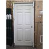 Image 2 : Masonite 6-Panel Left-Hand Prehung Door, 36 x 80 Inches
