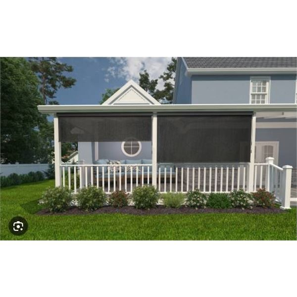 Coolaroo Wand Operated Outdoor Roller Shade, 120 x 96 in.