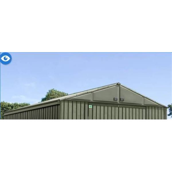 Scotts Lawn Care Galvanized Steel Roof 10×10 Vintage Green