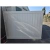Image 2 : White Vinyl privacy Panel Measuring 91 Inches Wide by 70 Inches Tall