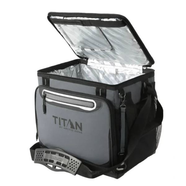 Titan by Arctic Zone Collapsible Cooler with Leak Proof Lining and 40-Can Capacity