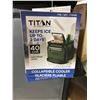 Image 3 : Titan by Arctic Zone Collapsible Cooler with Leak Proof Lining and 40-Can Capacity