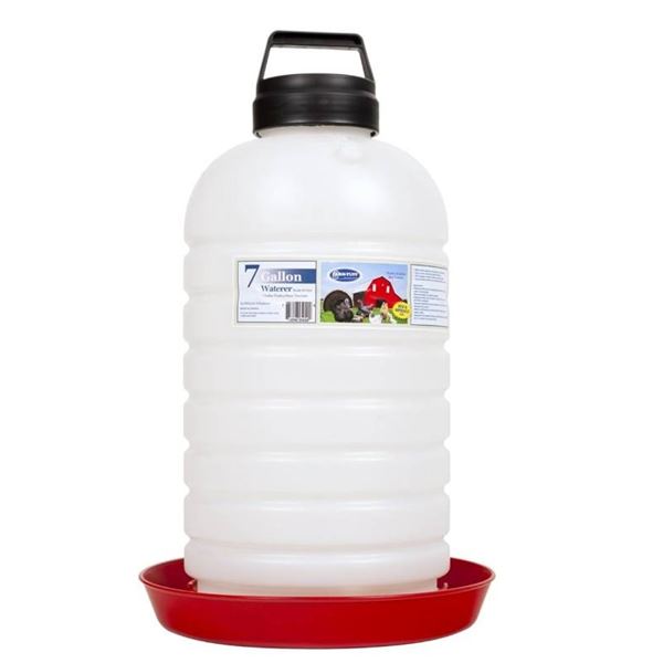 Farm-Tuff MIL-P7G04 7-Gallon Poultry and Game Bird Waterer